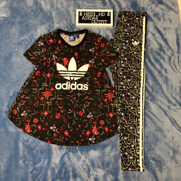 🎋Adidas Originals X Farm Floral Outfit 🌊 - Picture 3 of 8